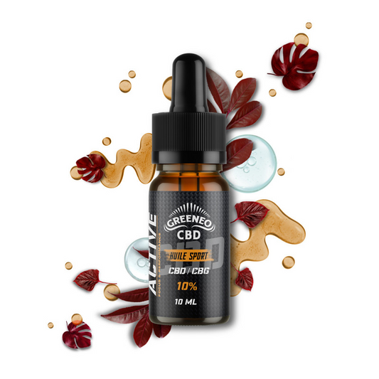 Huile CBD & CBG 10% Active – Nature 10 ml | GREENEO