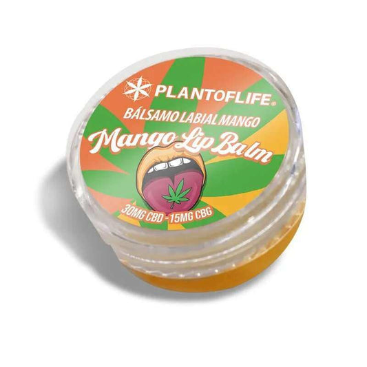Baume lèvres CBD & CBG mangue – Plant of Life 3 g | Hydratant 98% naturel