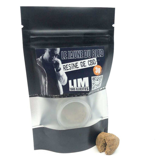 Résine CBD LE JAUNE DU BLED (LIM) — 50% CBD | Texture crémeuse