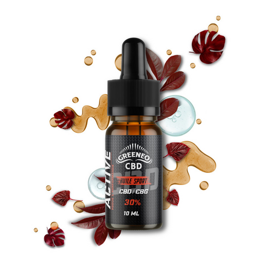 Huile CBD & CBG 30% Active – Nature 10 ml | GREENEO