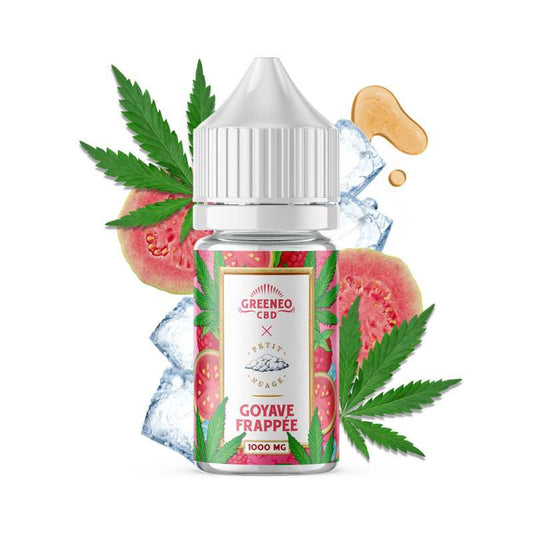 E-liquide CBD Goyave Frappée — Greeneo x Petit Nuage 30 ml (1000 mg)