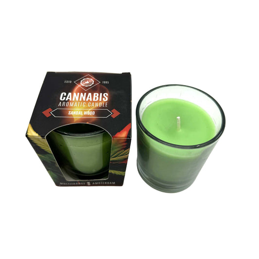 Bougie Parfumée Cannabis & Bois de Santal | Ambiance Relaxante