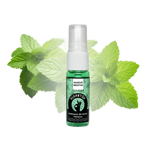 Spray Anti-Toxines KLEANTOX Menthe (20ml) • Fraîcheur Intense