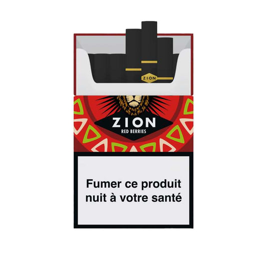 Cigarettes CBD ZION Red Berries — 100 % fleurs, sans tabac/nicotine