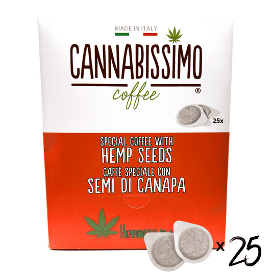 Dosettes café aux graines de chanvre — Cannabissimo x25