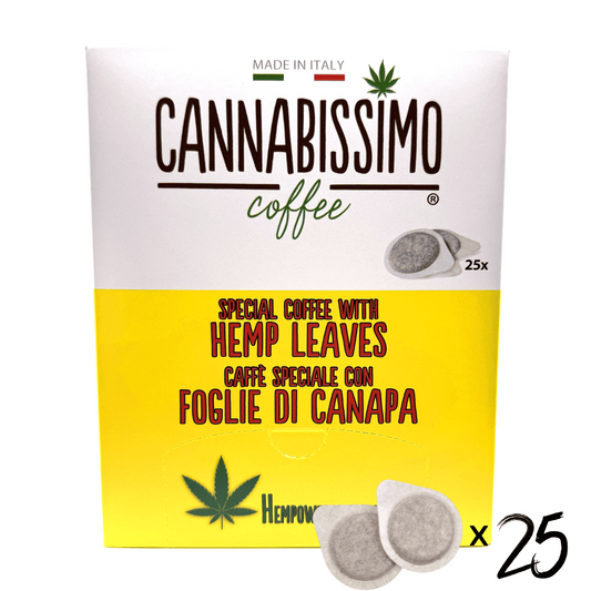 Dosettes café au chanvre (feuilles) — Cannabissimo x25