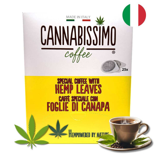 Dosettes café au chanvre (feuilles) — Cannabissimo x25
