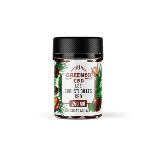 Crousti-billes CBD chocolat au lait — Greeneo 250 mg
