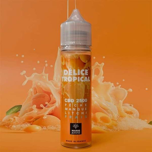 E-liquide CBD Délice Tropical – 50 ml | Marie Jeanne