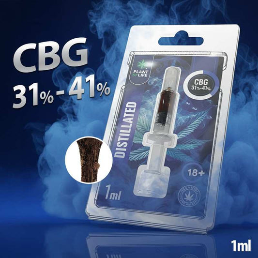 Wax CBG Naturelle 31-41% - Seringue 1ml Plant of Life | Greenvaya