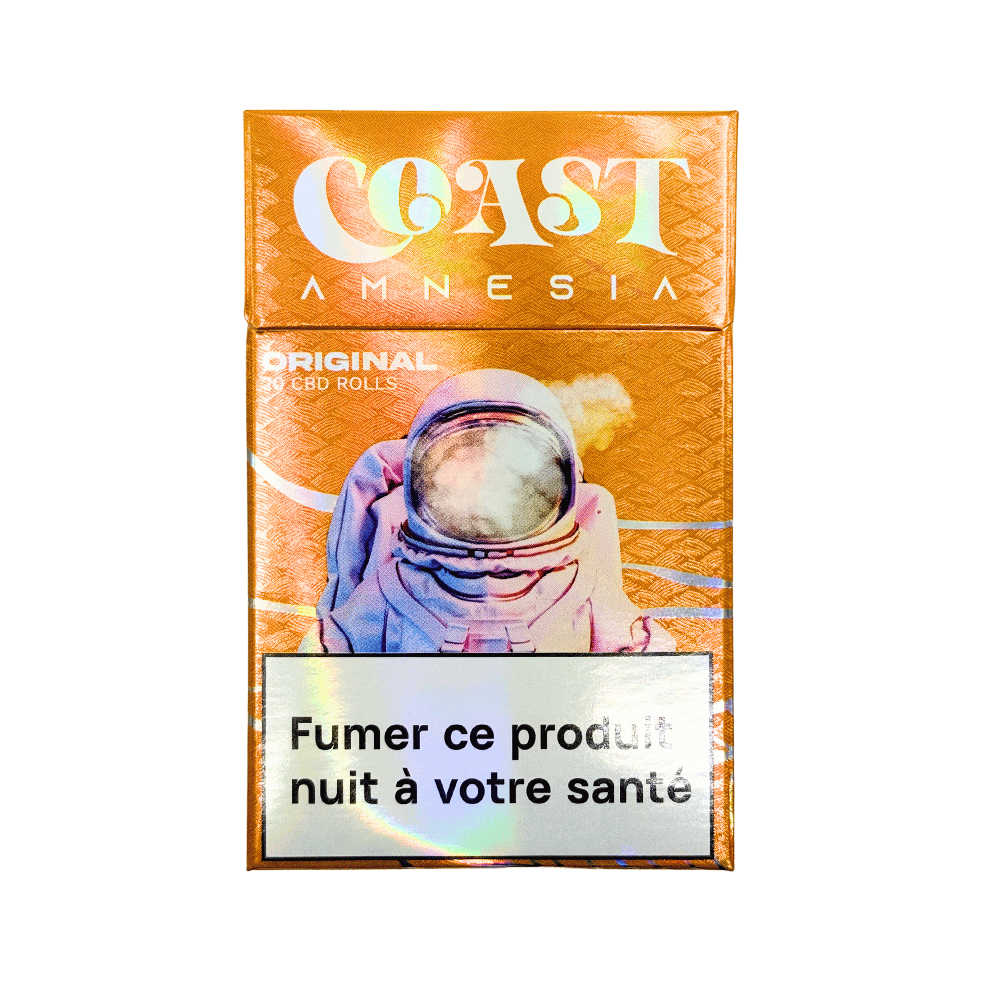 Cigarettes Chanvre CBD COAST Amnesia — 20 cigarettes premium CBD + CBG, sans nicotine