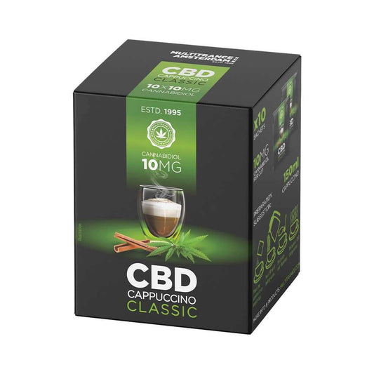 Cappuccino Instantané au CBD (10mg) — 10 Sachets • Multitrance
