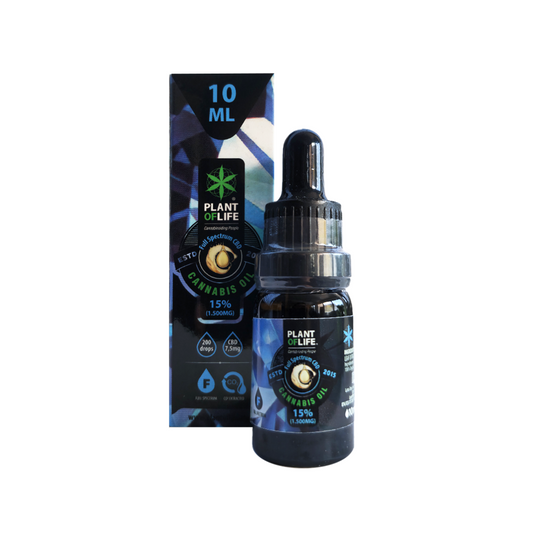 Huile CBD 15% – Full Spectrum – Nature 10 ml | Greenvaya