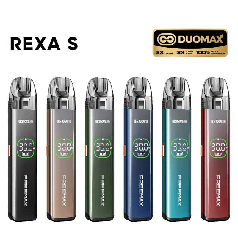 Kit Pod Rexa S DuoMax Freemax | E-cigarette CBD 1300mAh