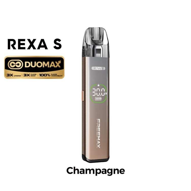 Kit Pod Rexa S DuoMax Freemax | E-cigarette CBD 1300mAh