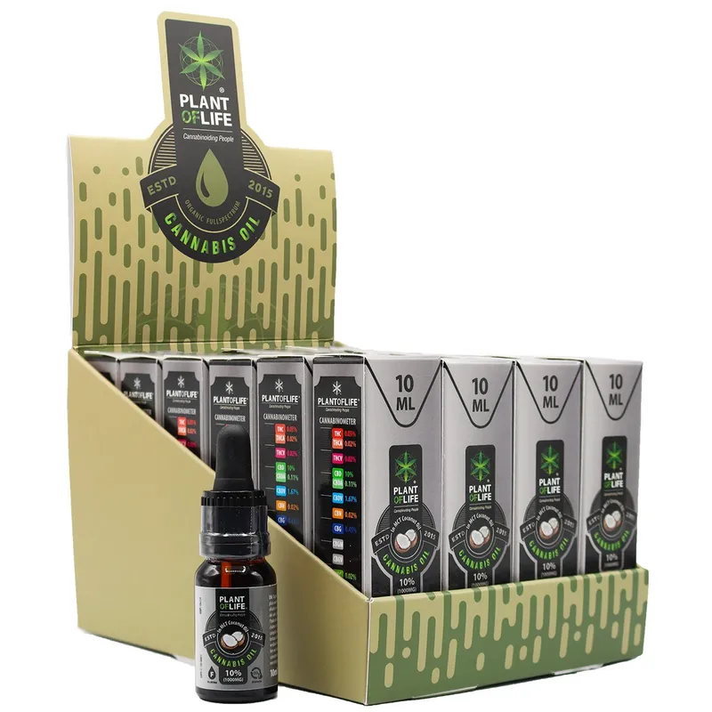 Huile CBD 10% – Full Spectrum – Coco 10 ml | Greenvaya