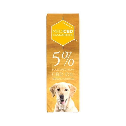 Huile CBD chien 5 % (500 mg) – MEDICBD 10 ml | Base MCT