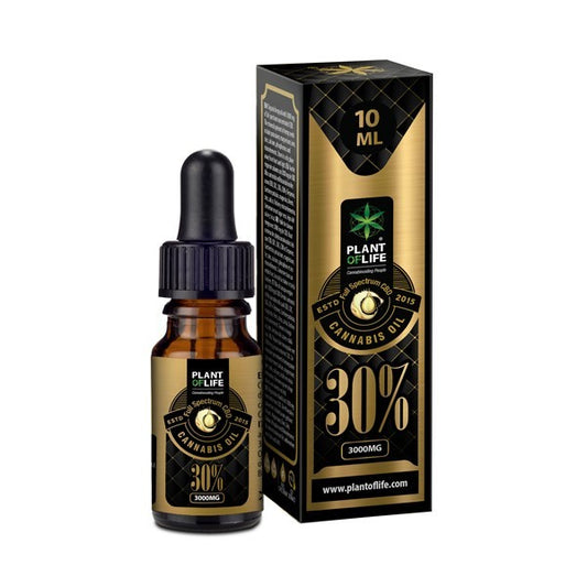 Huile CBD 30% – Full Spectrum – Nature 10 ml | PLANT OF LIFE