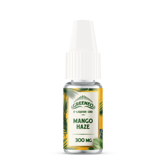 E-liquide CBD Mango Haze full spectrum — Greeneo 10 ml